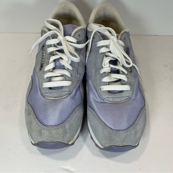 Reebok Women's Classic Nylon Sneaker 10 Purple/Light Grey - Casual Running Shoe - Picture 3 of 9